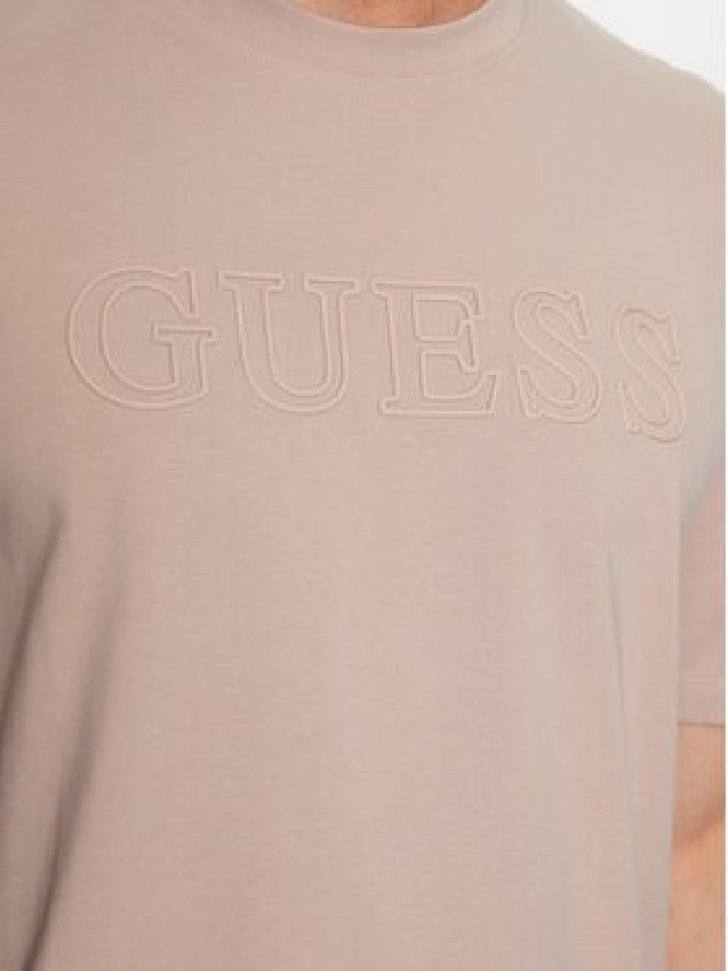 Guess T-Shirt Alphy Z2YI11 J1314 Beżowy Regular Fit