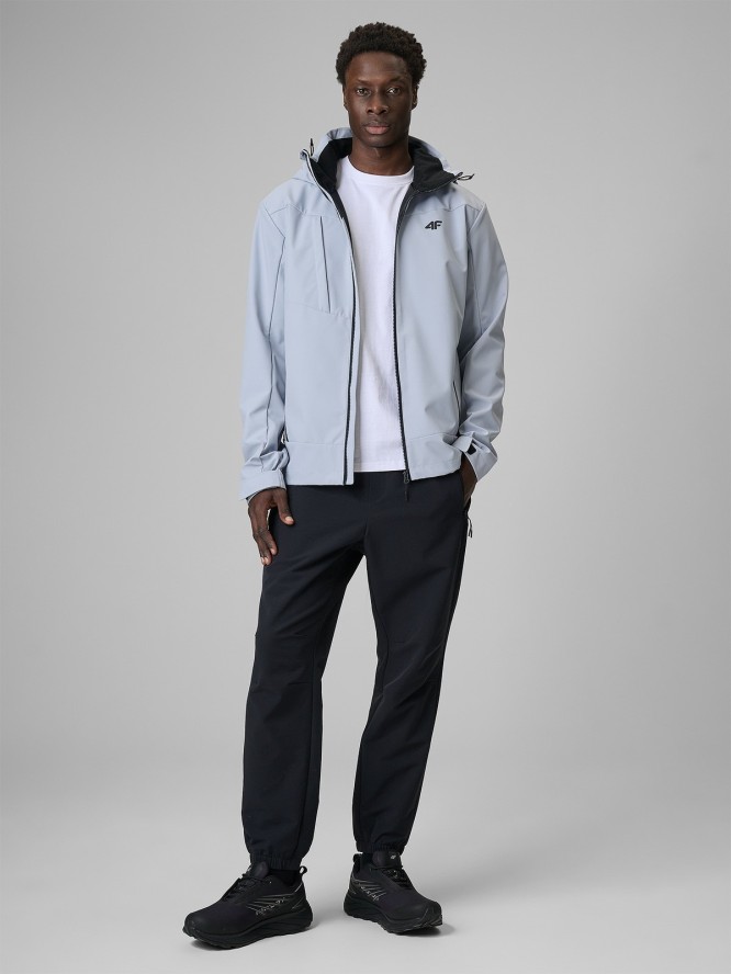 4F Kurtka softshell wiatroodporna membrana 5000 męska - szara S