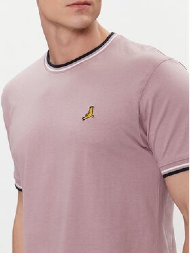 Brave Soul T-Shirt MTS-149FEDERERF Różowy Straight Fit