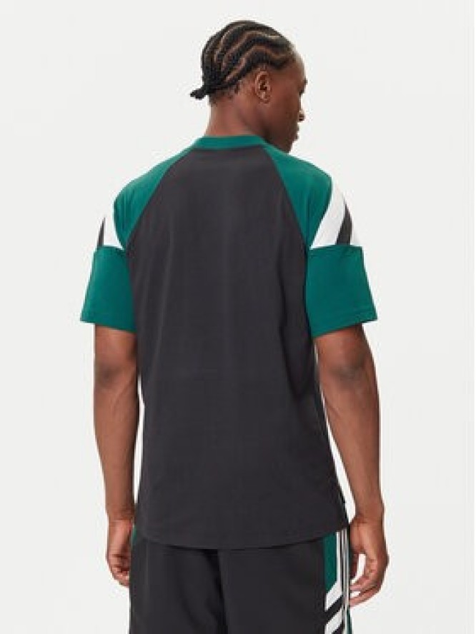 adidas T-Shirt Archive Cutline JX3075 Zielony Loose Fit