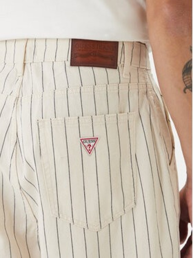 Guess Jeans Szorty jeansowe M6GD39 D7961 Beżowy Regular Fit