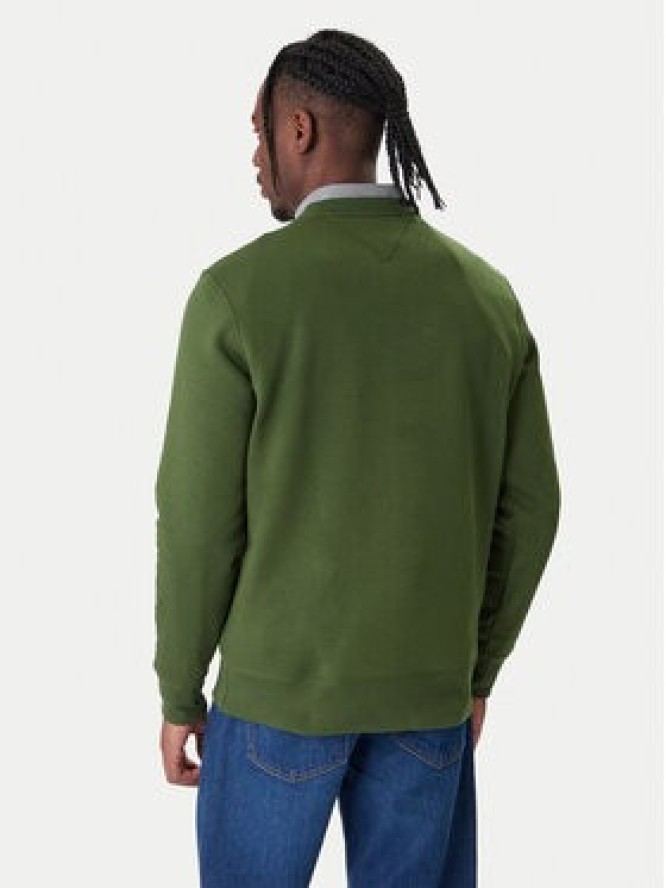 Tommy Hilfiger Bluza Logo MW0MW11596 Zielony Regular Fit