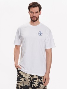 DC Shoes T-Shirt Quality Goods ADYZT05235 Biały Relaxed Fit