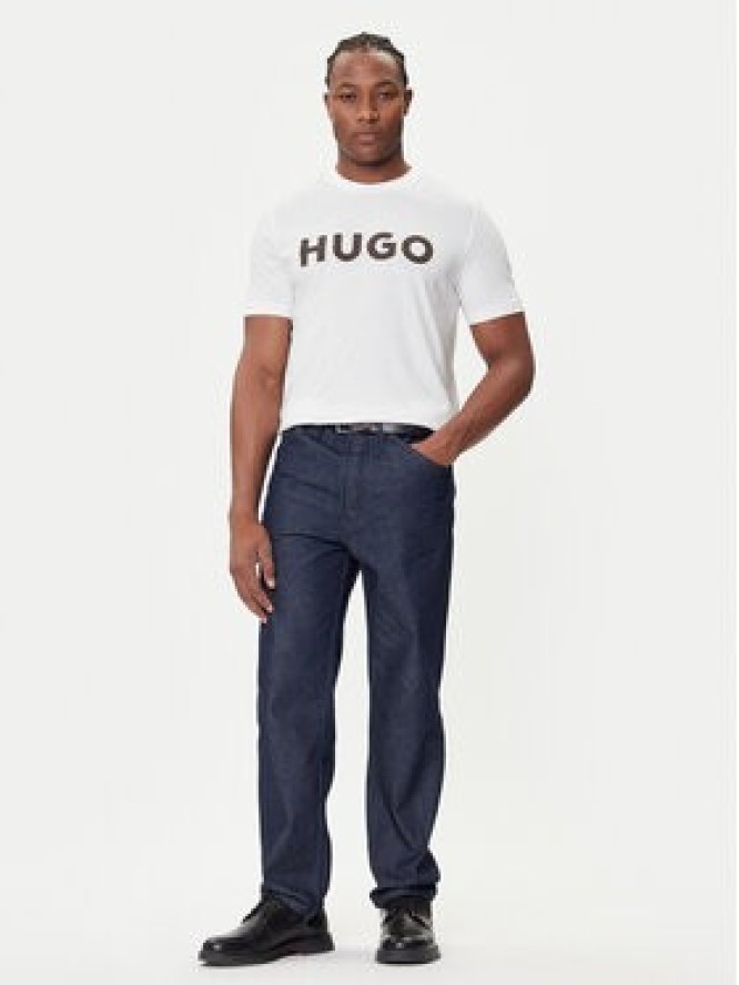 HUGO T-Shirt Dulivio 50542737 Écru Regular Fit