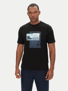 BOSS T-Shirt Te_Ontheway 50539180 Czarny Regular Fit