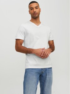 Jack & Jones T-Shirt Basic 12156102 Biały Standard Fit