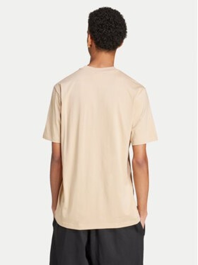 adidas T-Shirt Mono IX6747 Beżowy Regular Fit