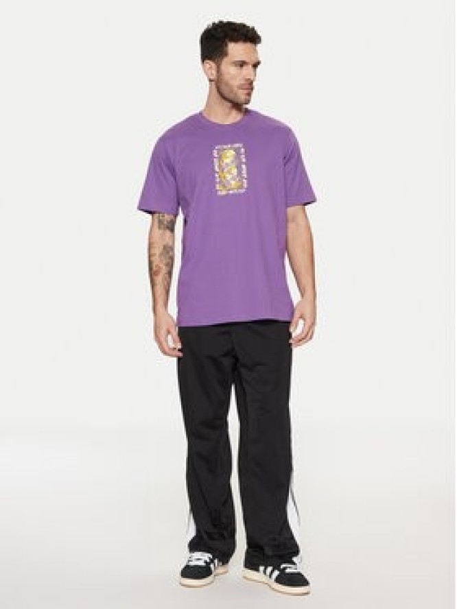 adidas T-Shirt Trefoil Series JP4498 Fioletowy Regular Fit