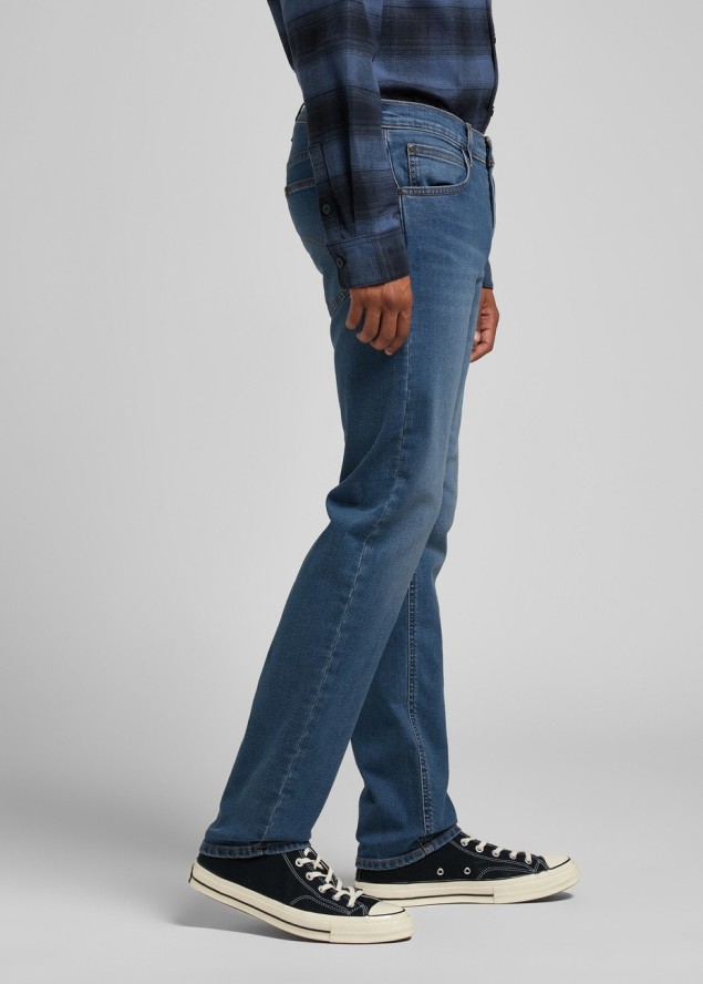 LEE DAREN ZIP FLY MĘSKIE SPODNIE JEANSOWE MID WORN TINTED L707SQBG 112320167