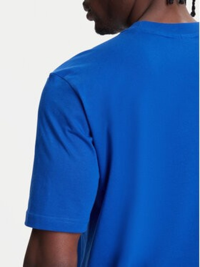 adidas T-Shirt Essentials Small Logo JF1094 Niebieski Regular Fit