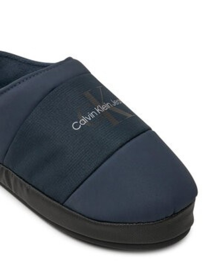 Calvin Klein Jeans Kapcie Home Slipper Mono YM0YM00840 Granatowy