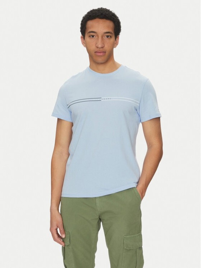 Tommy Jeans T-Shirt Entry Graphic DM0DM20779 Niebieski Slim Fit