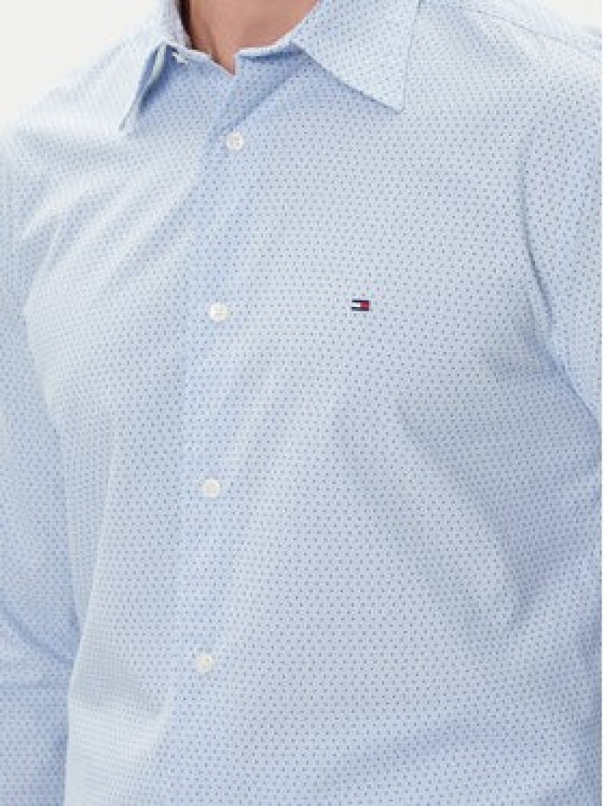 Tommy Hilfiger Koszula MW0MW39438 Błękitny Regular Fit