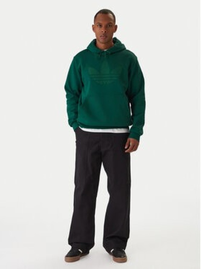 adidas Bluza Monogram Infill KD0403 Zielony Regular Fit