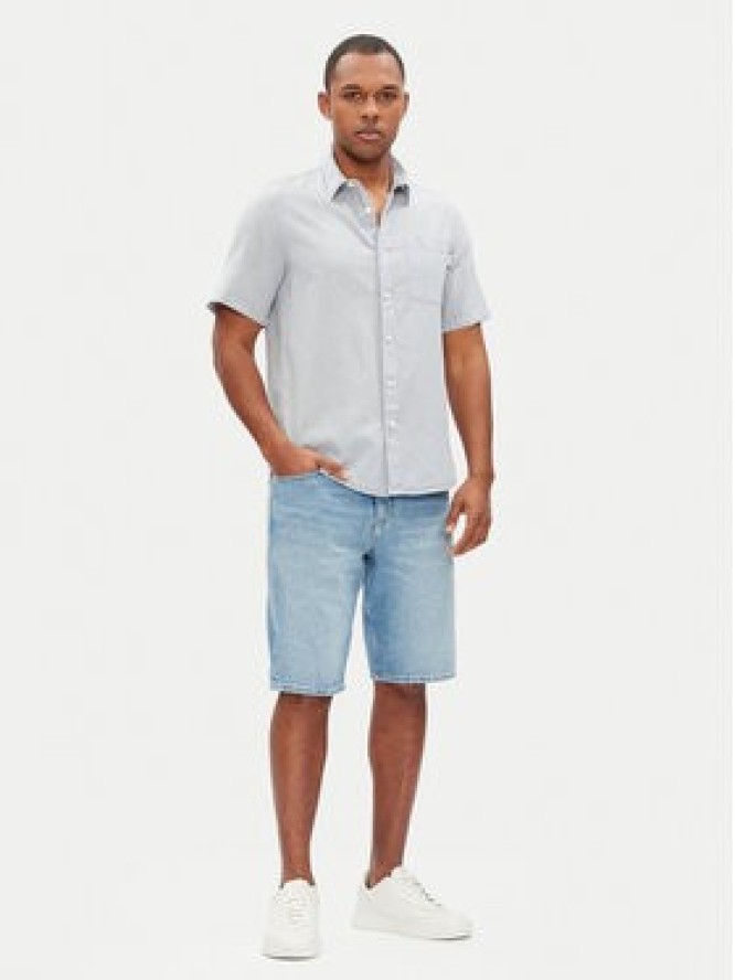 Pepe Jeans Koszula Amaro PM308847 Niebieski Regular Fit