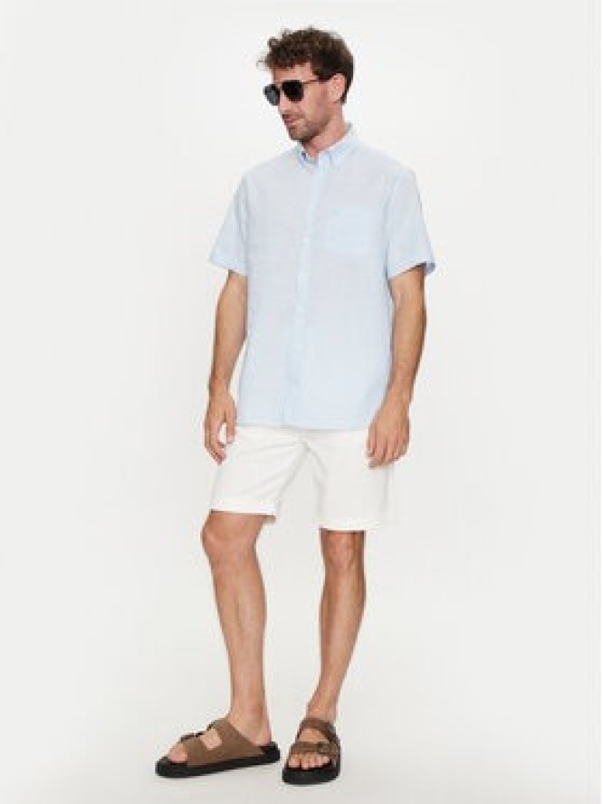 Bugatti Koszula 9450 58330A Niebieski Regular Fit