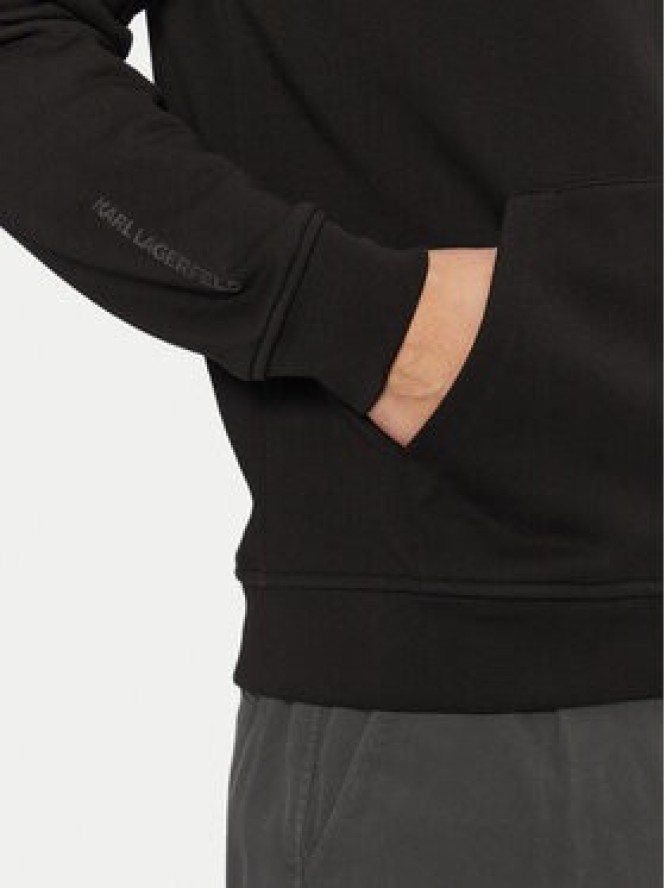 KARL LAGERFELD Bluza 705074 551900 Granatowy Regular Fit