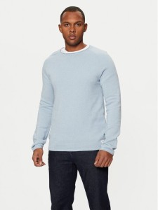 Jack & Jones Sweter 12157321 Błękitny Regular Fit