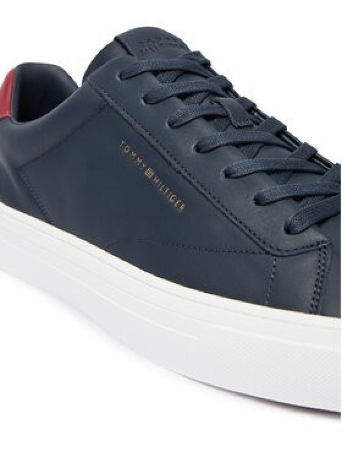 Tommy Hilfiger Sneakersy Premium Dress Cupsole Lth FM0FM05572 Granatowy