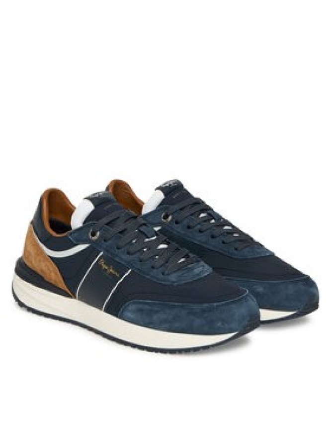 Pepe Jeans Sneakersy Buster Serie M PMS600008 Granatowy