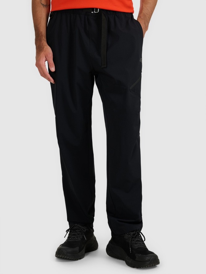 4F Spodnie casualowe męskie - czarne XXL