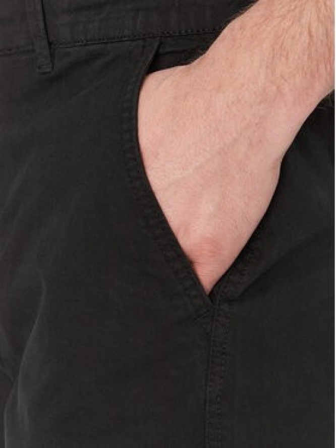 Resteröds Szorty materiałowe Chin 55251 6410 Czarny Regular Fit