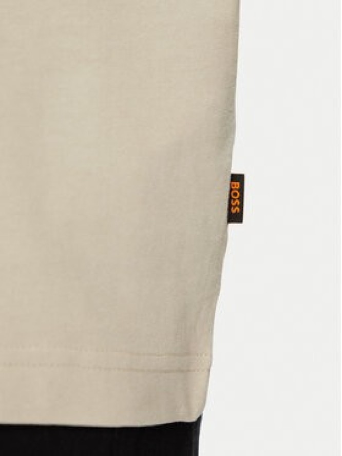 BOSS T-Shirt Te Journey 50566607 Beżowy Relaxed Fit