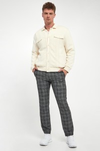Spodnie męskie w kratkę Sake JOOP!