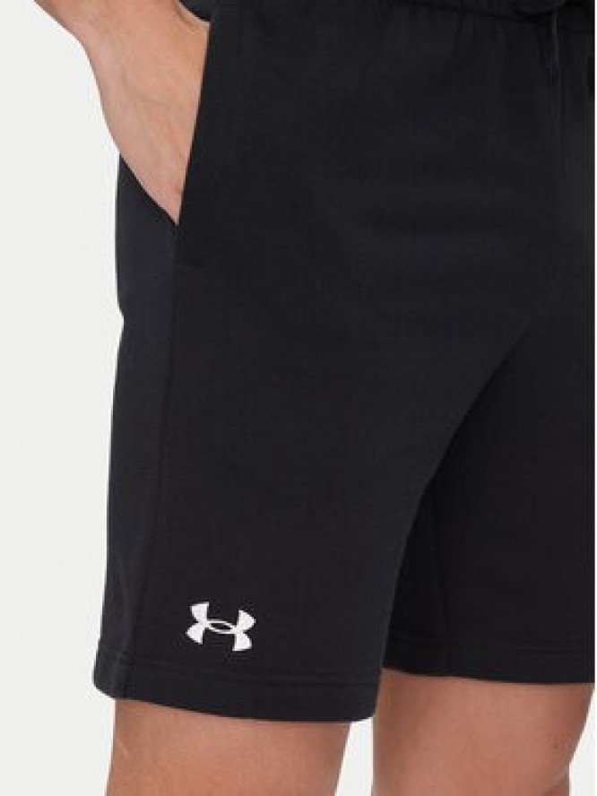 Under Armour Szorty sportowe Rival 1379779 Czarny Regular Fit
