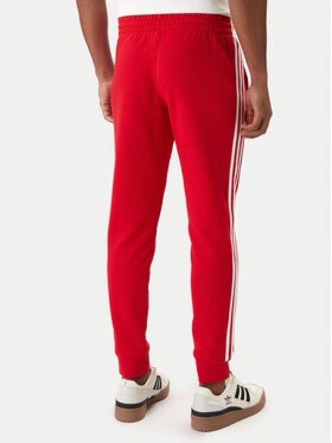 adidas Spodnie dresowe 3-Stripes KE3560 Czerwony Slim Fit