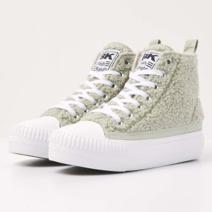 Buty sneakersy British Knight Kaya Mid safe off white green
