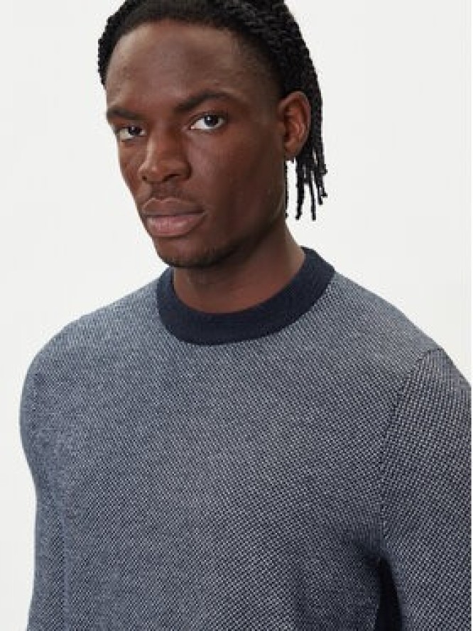 BOSS Sweter H-Hestro 50549986 Granatowy Regular Fit