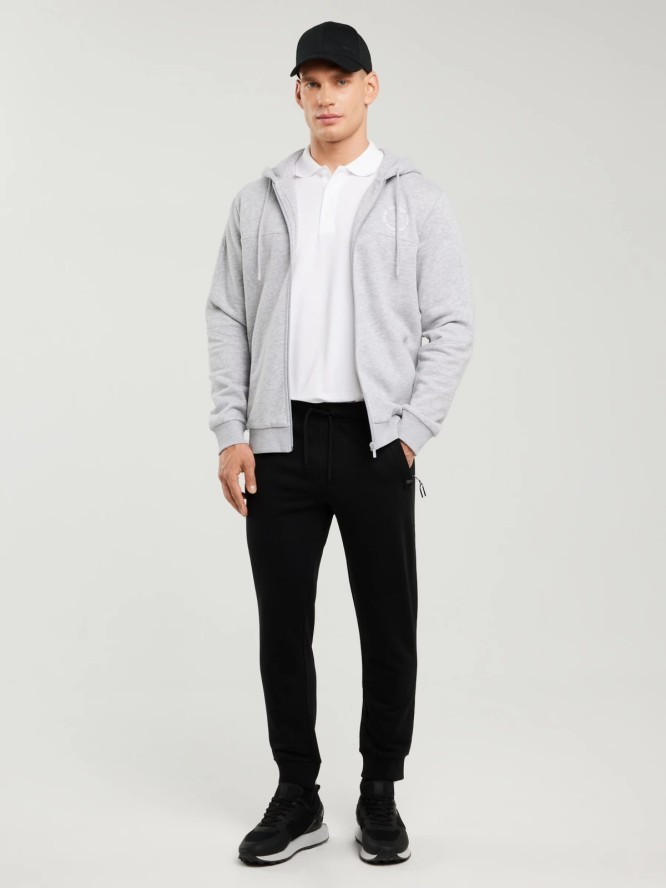 Spodnie męskie dresowe czarne Pylyp 906