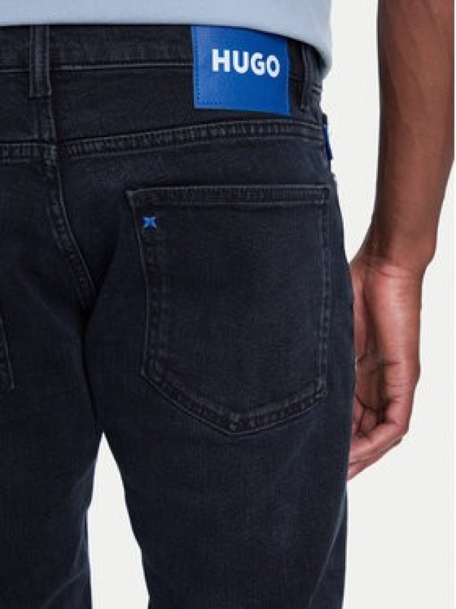 HUGO Jeansy Zane 50541548 Granatowy Extra Slim Fit