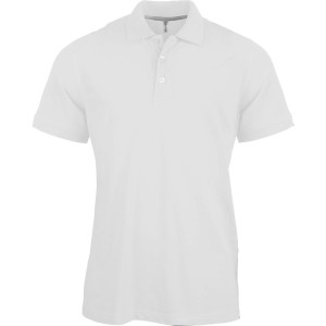 Koszulka polo z krótkim rękawem Kariban blanc