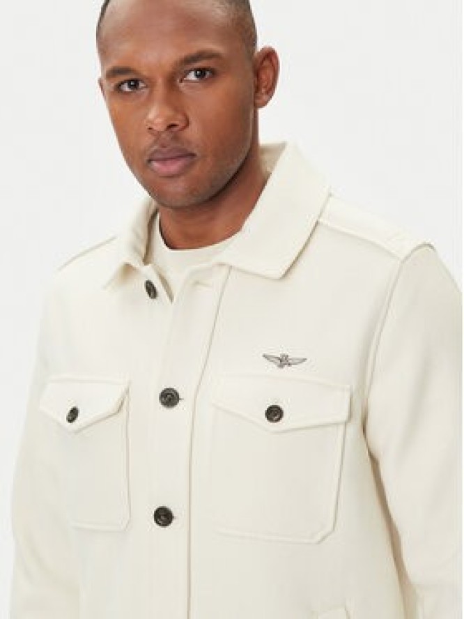 Aeronautica Militare Kurtka przejściowa 252AC0035UL00902 Écru Regular Fit