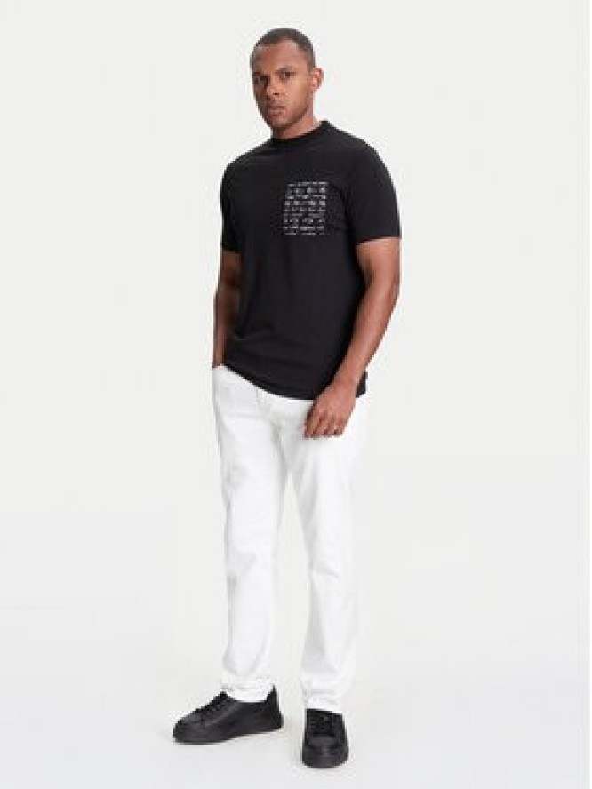 KARL LAGERFELD T-Shirt 755041 553225 Czarny Regular Fit