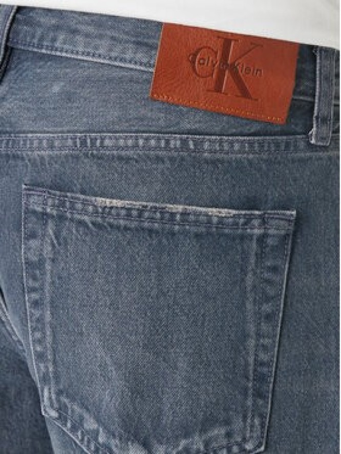 Calvin Klein Jeans Szorty jeansowe Classic LV04RF788G Szary Regular Fit