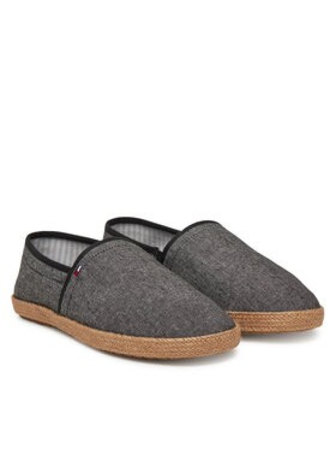 Tommy Hilfiger Espadryle Hilfiger Chambray Espadrille FM0FM05391 Czarny