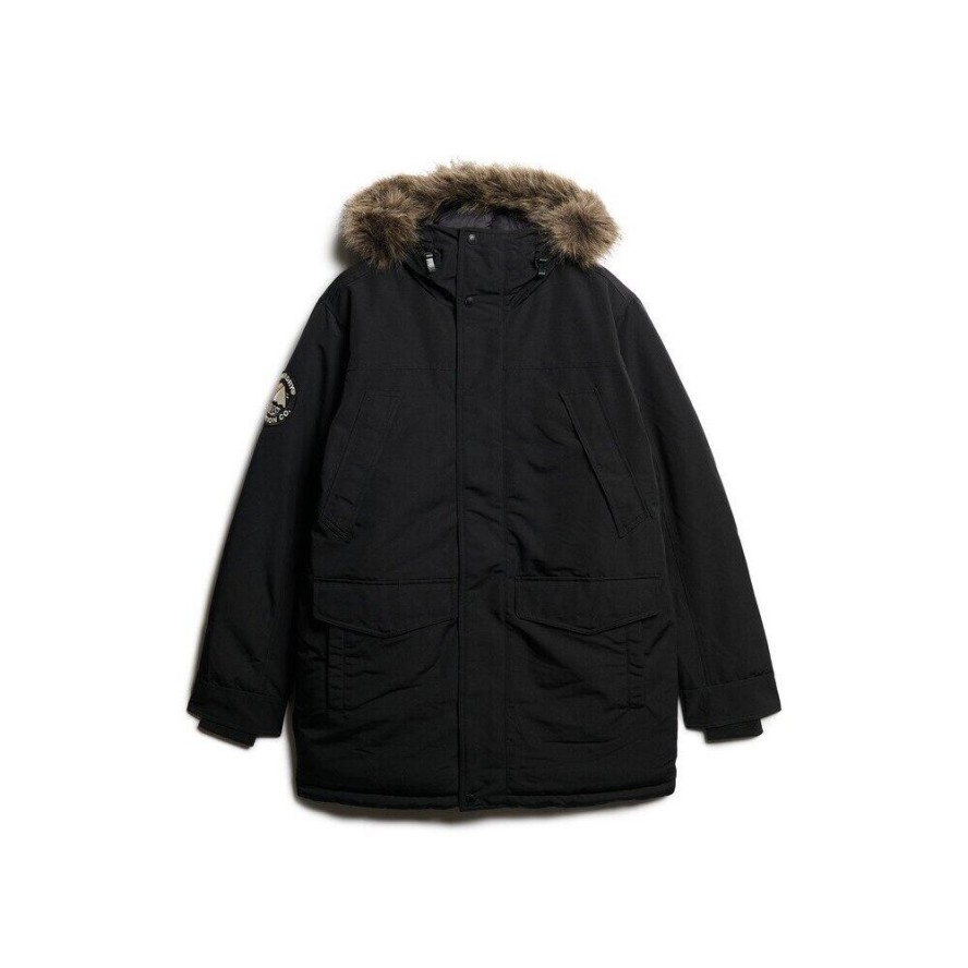 Parka z syntetycznym futrem Superdry Everest
