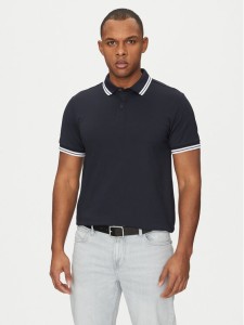 Guess T-Shirt M2GP34 KARS0 Granatowy Regular Fit