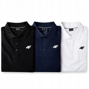 ZESTAW KOSZULEK POLO 4F T-SHIRT MĘSKI KOMPLET 3 SZTUKI