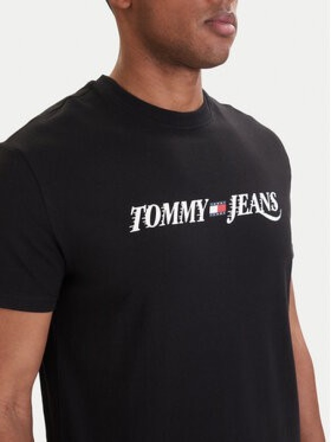 Tommy Jeans T-Shirt DM0DM22548 Czarny Regular Fit