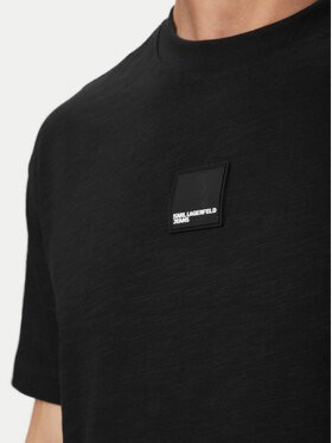 Karl Lagerfeld Jeans T-Shirt B2M17048 Czarny Regular Fit