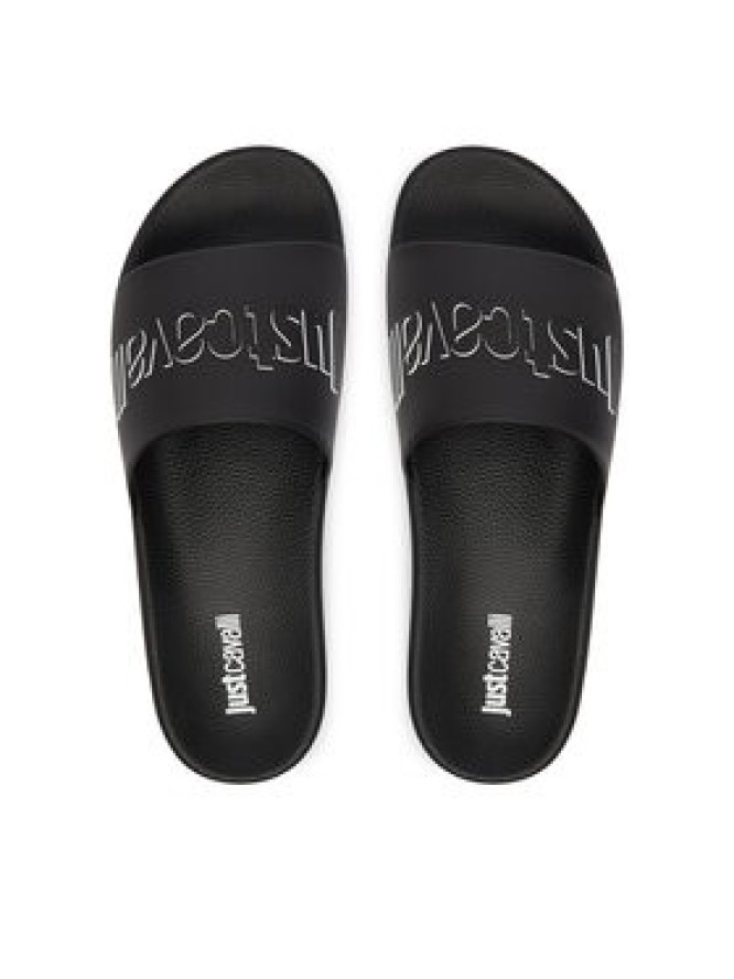 Just Cavalli Klapki 80QA3SZ1 ZSE50 Czarny