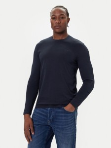 Bugatti Longsleeve 8330-85044D Granatowy Regular Fit