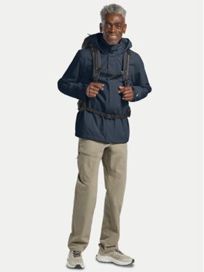 Jack Wolfskin Kurtka outdoor Trailtime 2l A63903 Granatowy Regular Fit