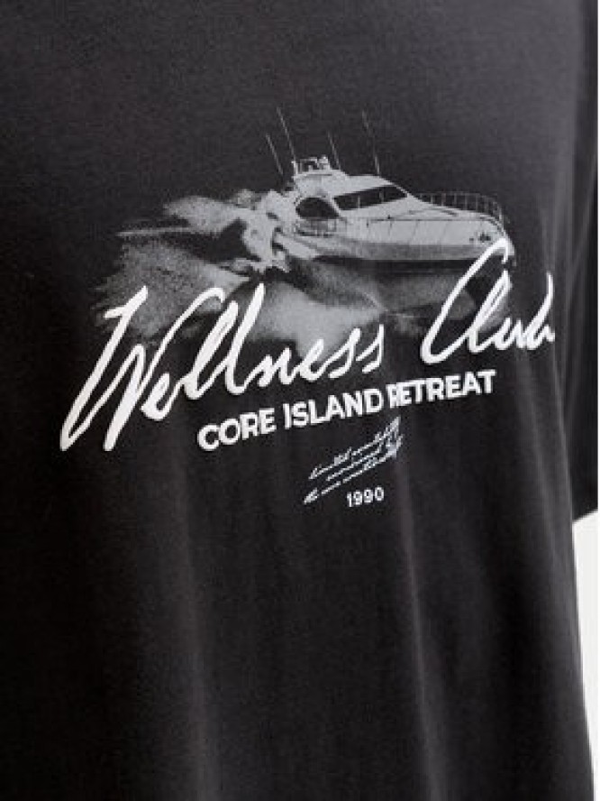 Jack & Jones T-Shirt Eterna 12295526 Czarny Loose Fit