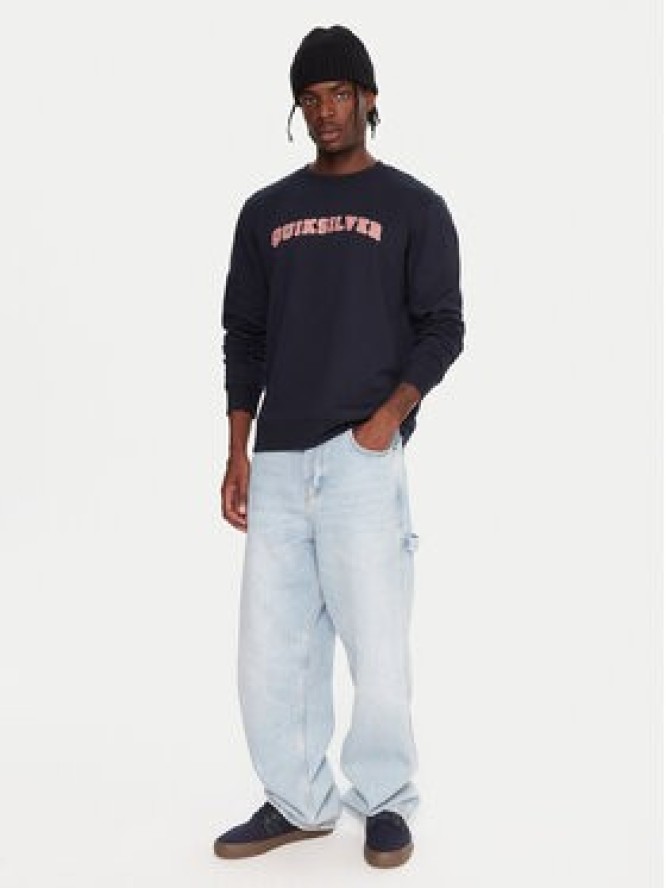 Quiksilver Bluza Graphic EQYFT05132 Granatowy Regular Fit