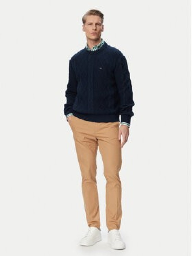 Tommy Jeans Sweter DM0DM23405 Granatowy Regular Fit